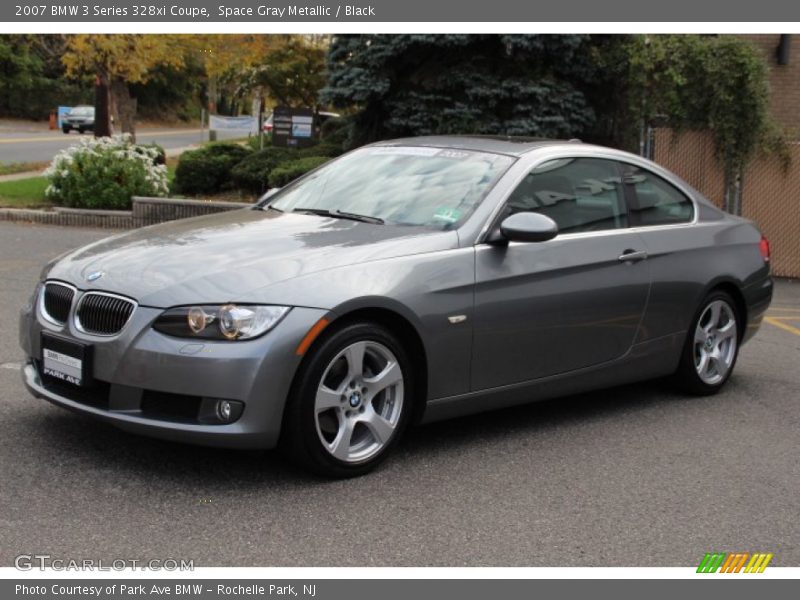 Space Gray Metallic / Black 2007 BMW 3 Series 328xi Coupe