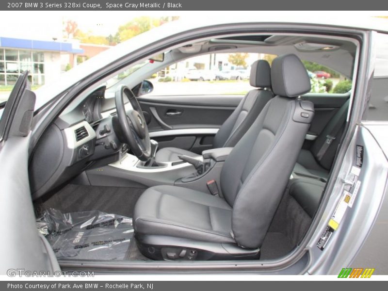 Space Gray Metallic / Black 2007 BMW 3 Series 328xi Coupe