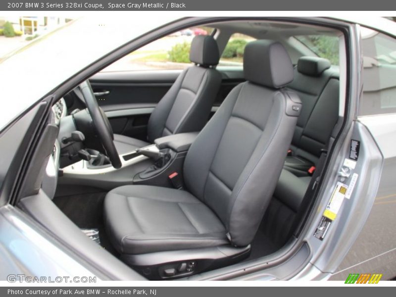 Space Gray Metallic / Black 2007 BMW 3 Series 328xi Coupe