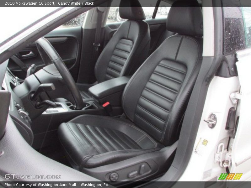 Candy White / Black 2010 Volkswagen CC Sport