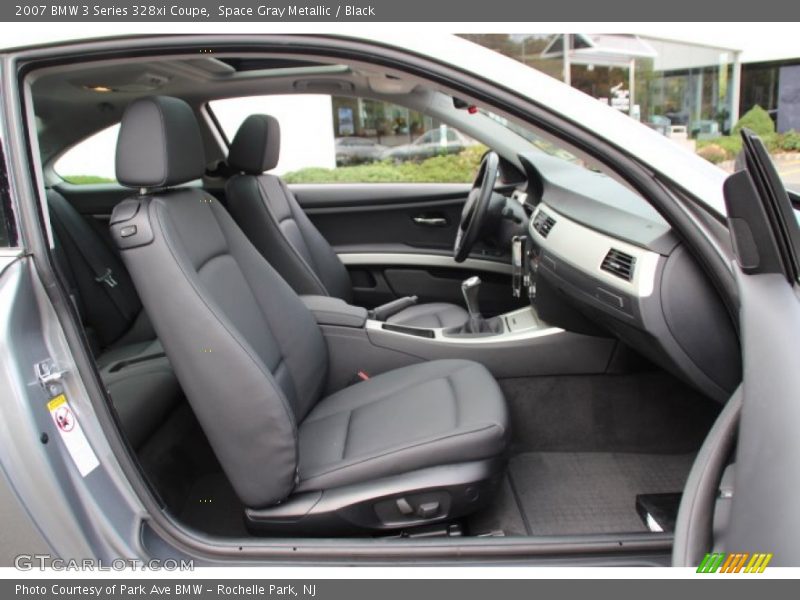 Space Gray Metallic / Black 2007 BMW 3 Series 328xi Coupe