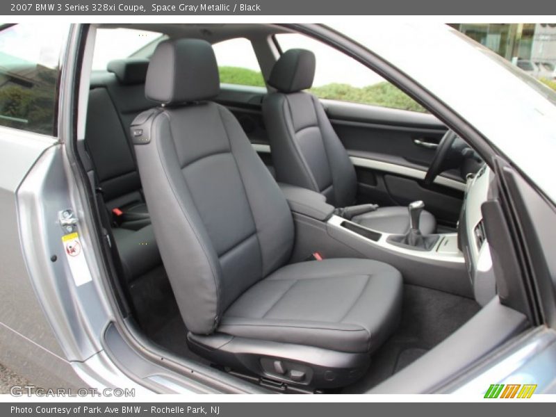 Space Gray Metallic / Black 2007 BMW 3 Series 328xi Coupe