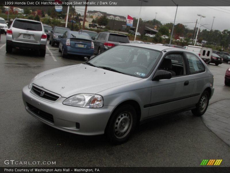 Vogue Silver Metallic / Dark Gray 1999 Honda Civic CX Hatchback