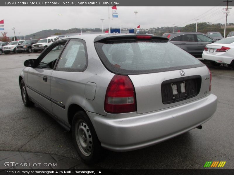 Vogue Silver Metallic / Dark Gray 1999 Honda Civic CX Hatchback