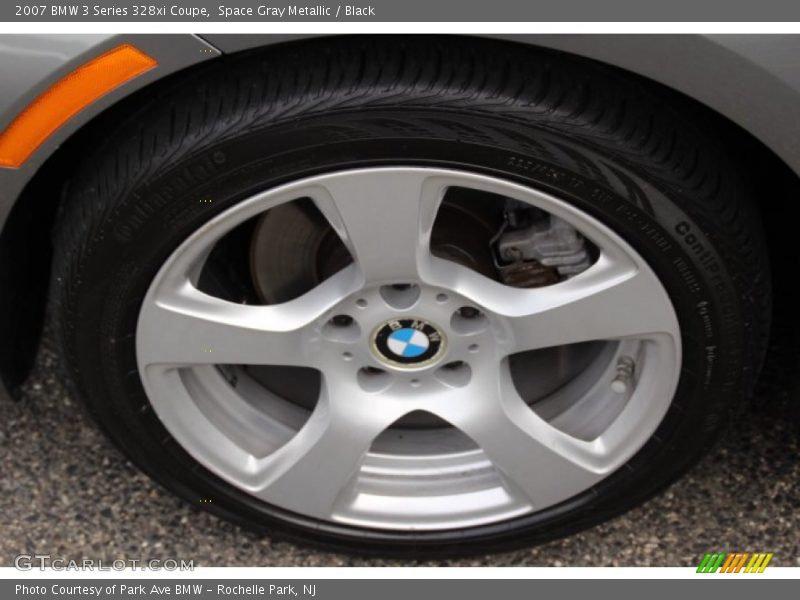 Space Gray Metallic / Black 2007 BMW 3 Series 328xi Coupe