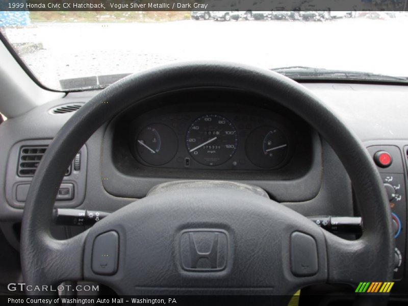 Vogue Silver Metallic / Dark Gray 1999 Honda Civic CX Hatchback