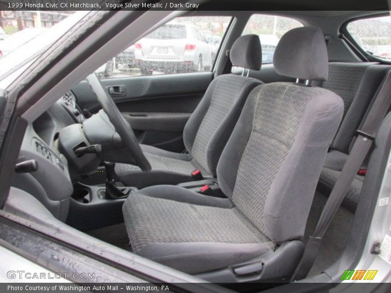 Front Seat of 1999 Civic CX Hatchback