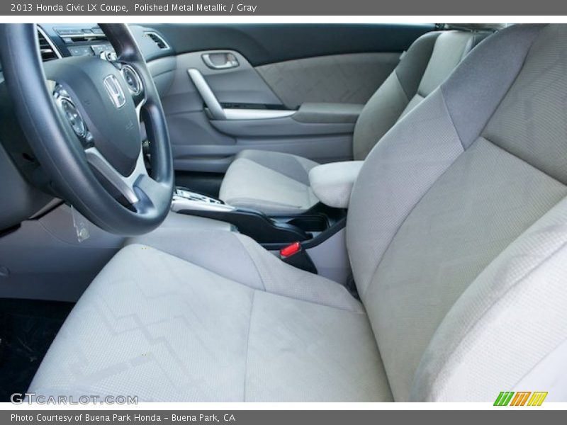 Polished Metal Metallic / Gray 2013 Honda Civic LX Coupe