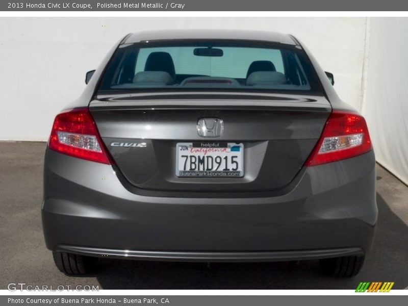 Polished Metal Metallic / Gray 2013 Honda Civic LX Coupe