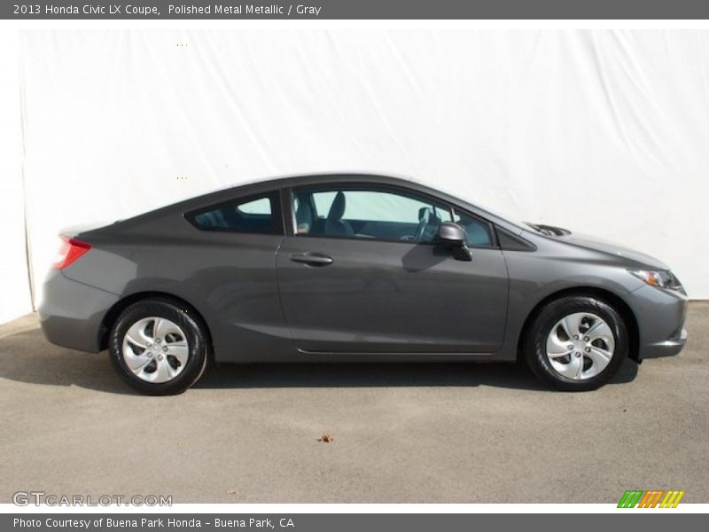 Polished Metal Metallic / Gray 2013 Honda Civic LX Coupe