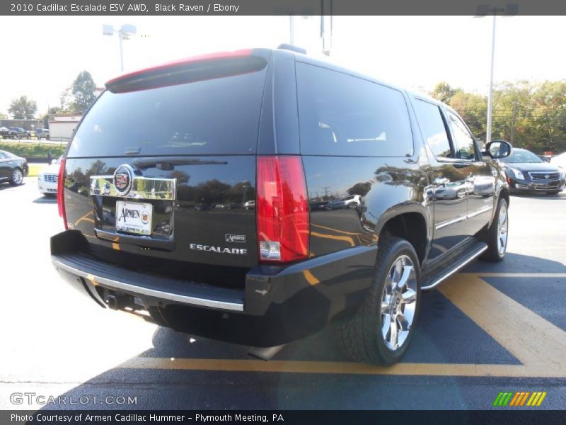 Black Raven / Ebony 2010 Cadillac Escalade ESV AWD