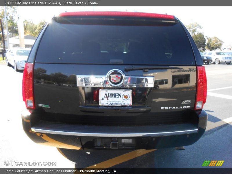 Black Raven / Ebony 2010 Cadillac Escalade ESV AWD