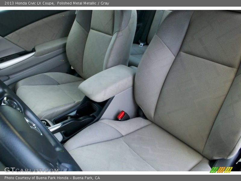 Polished Metal Metallic / Gray 2013 Honda Civic LX Coupe