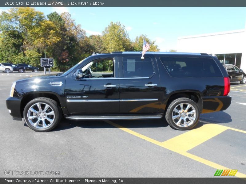 Black Raven / Ebony 2010 Cadillac Escalade ESV AWD