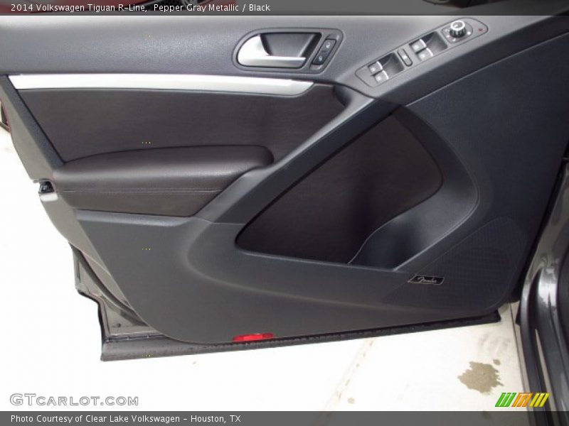 Pepper Gray Metallic / Black 2014 Volkswagen Tiguan R-Line