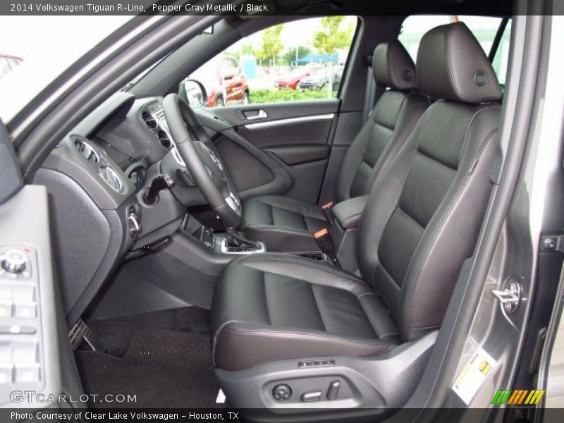 Pepper Gray Metallic / Black 2014 Volkswagen Tiguan R-Line