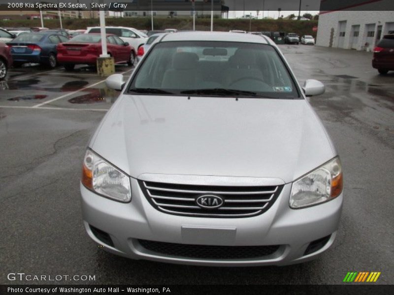 Silver / Gray 2008 Kia Spectra EX Sedan