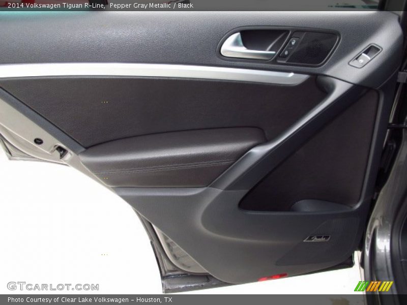 Pepper Gray Metallic / Black 2014 Volkswagen Tiguan R-Line