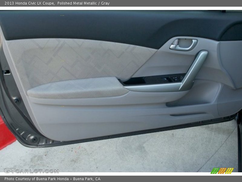 Polished Metal Metallic / Gray 2013 Honda Civic LX Coupe