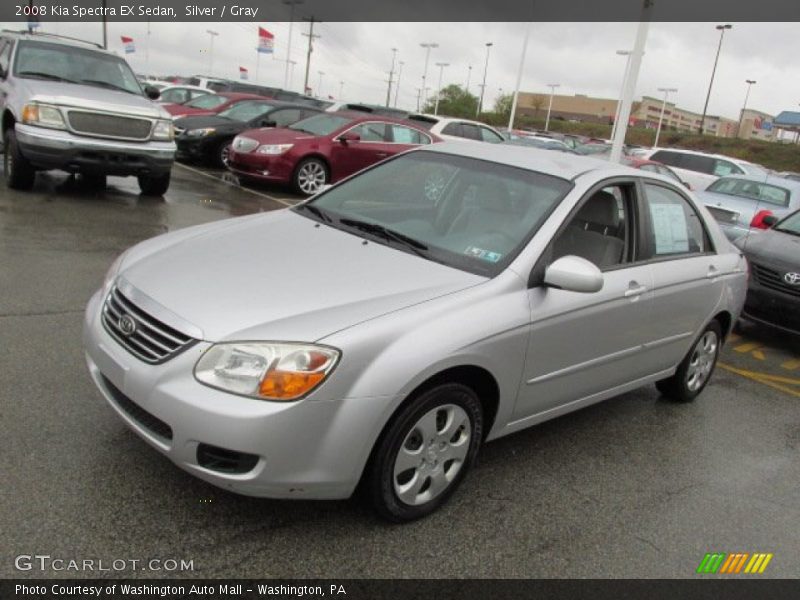 Front 3/4 View of 2008 Spectra EX Sedan
