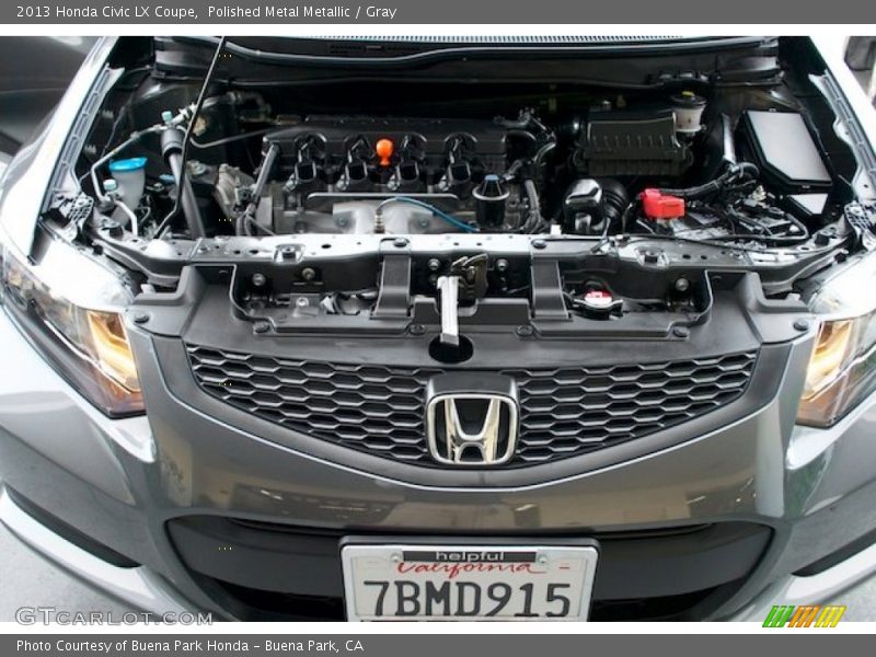 Polished Metal Metallic / Gray 2013 Honda Civic LX Coupe