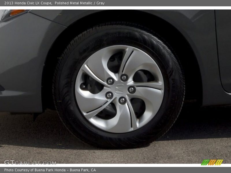 Polished Metal Metallic / Gray 2013 Honda Civic LX Coupe