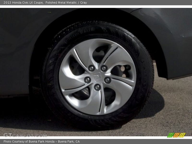 Polished Metal Metallic / Gray 2013 Honda Civic LX Coupe