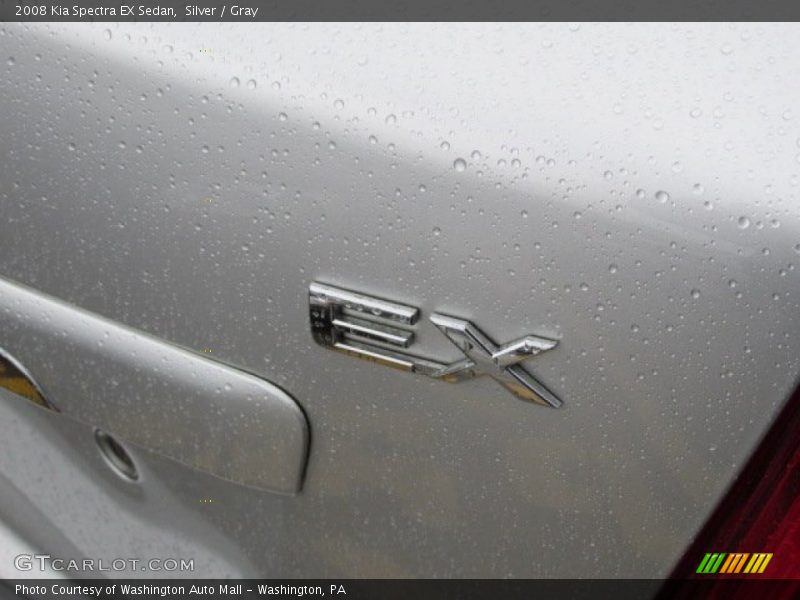 Silver / Gray 2008 Kia Spectra EX Sedan