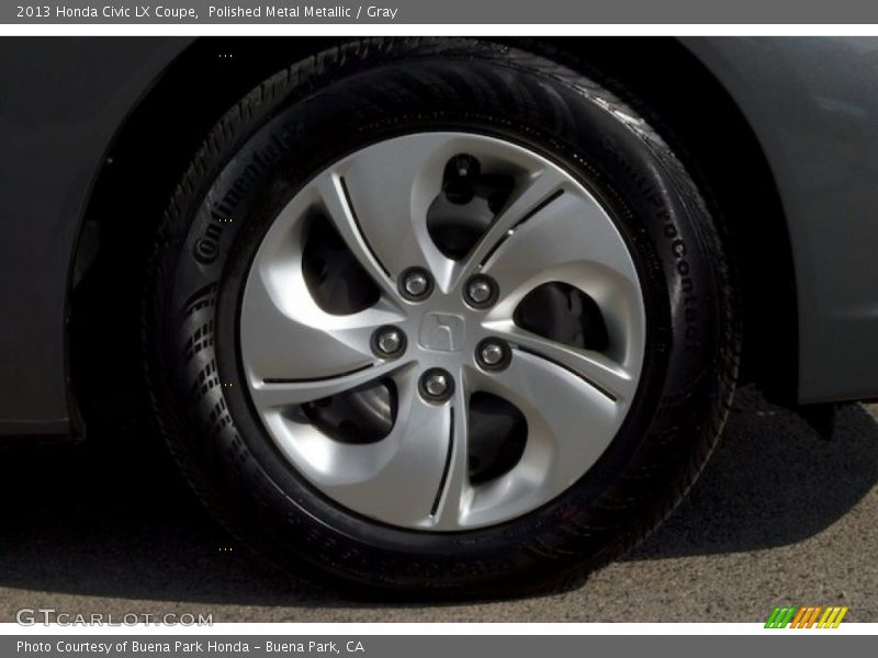 Polished Metal Metallic / Gray 2013 Honda Civic LX Coupe