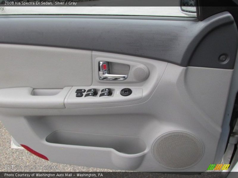 Silver / Gray 2008 Kia Spectra EX Sedan