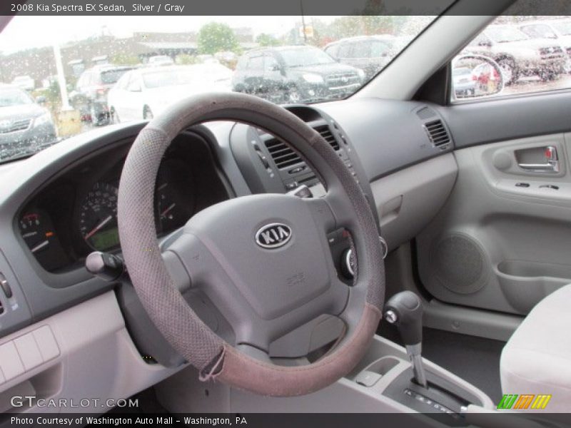 Silver / Gray 2008 Kia Spectra EX Sedan