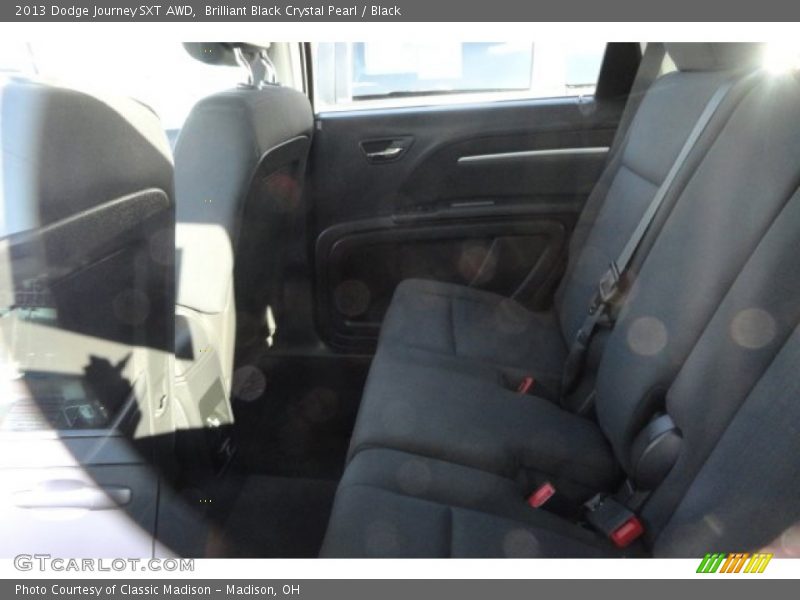 Brilliant Black Crystal Pearl / Black 2013 Dodge Journey SXT AWD