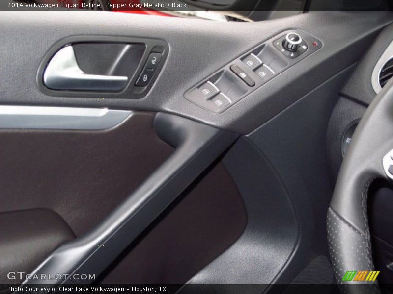 Pepper Gray Metallic / Black 2014 Volkswagen Tiguan R-Line