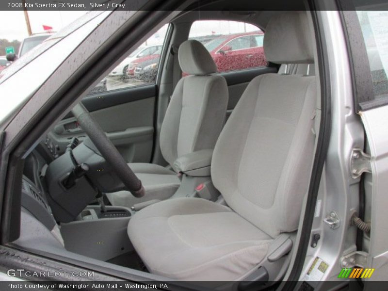 Silver / Gray 2008 Kia Spectra EX Sedan