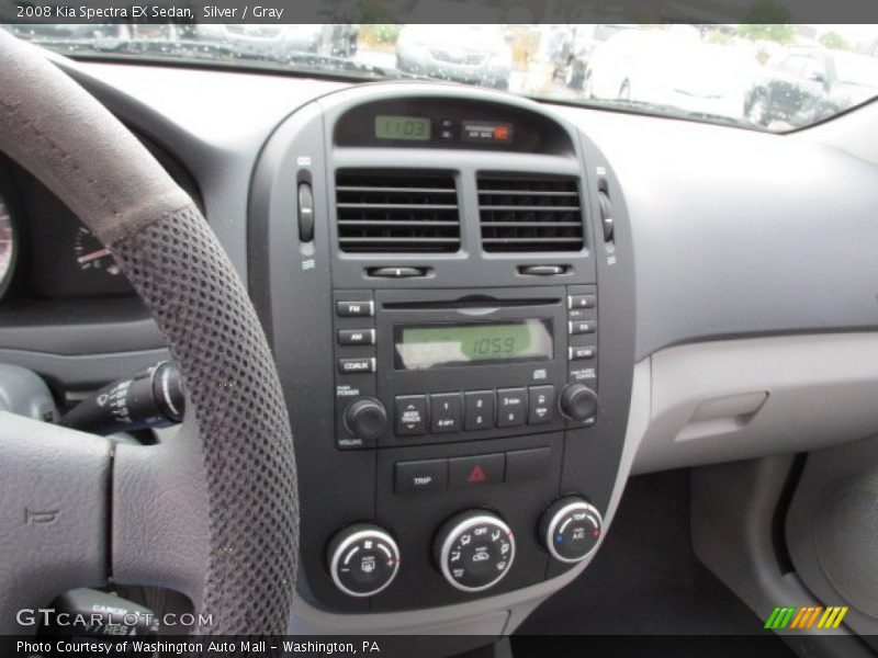 Silver / Gray 2008 Kia Spectra EX Sedan