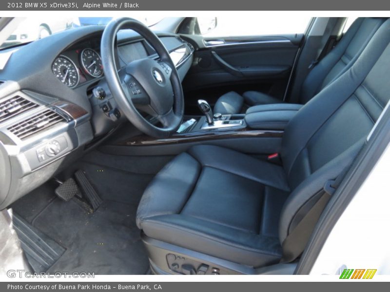Alpine White / Black 2012 BMW X5 xDrive35i