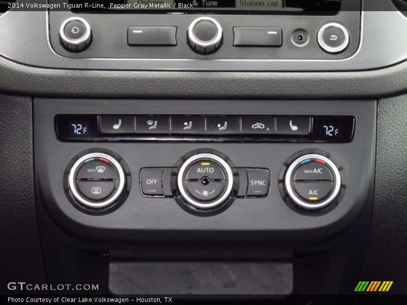 Pepper Gray Metallic / Black 2014 Volkswagen Tiguan R-Line