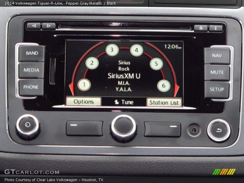 Pepper Gray Metallic / Black 2014 Volkswagen Tiguan R-Line