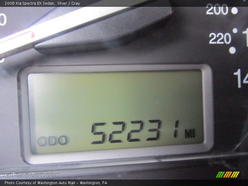 Silver / Gray 2008 Kia Spectra EX Sedan