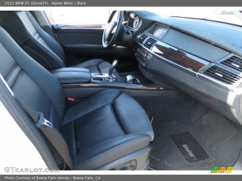 Alpine White / Black 2012 BMW X5 xDrive35i