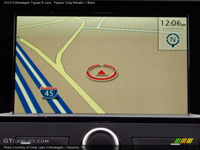 Pepper Gray Metallic / Black 2014 Volkswagen Tiguan R-Line