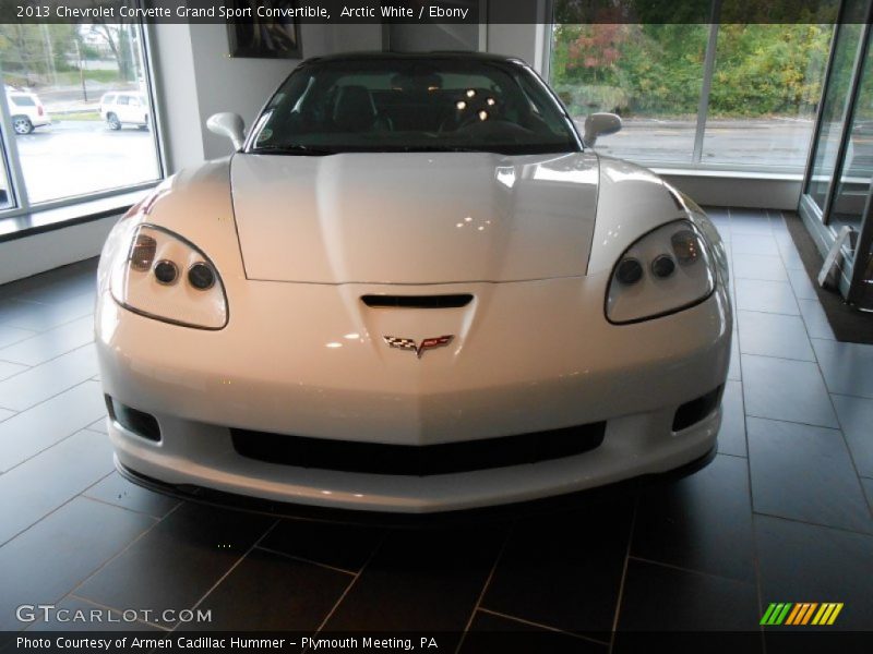 Arctic White / Ebony 2013 Chevrolet Corvette Grand Sport Convertible