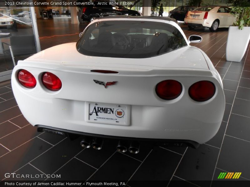 Arctic White / Ebony 2013 Chevrolet Corvette Grand Sport Convertible