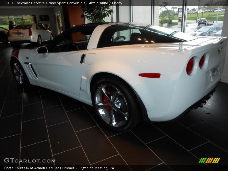 Arctic White / Ebony 2013 Chevrolet Corvette Grand Sport Convertible