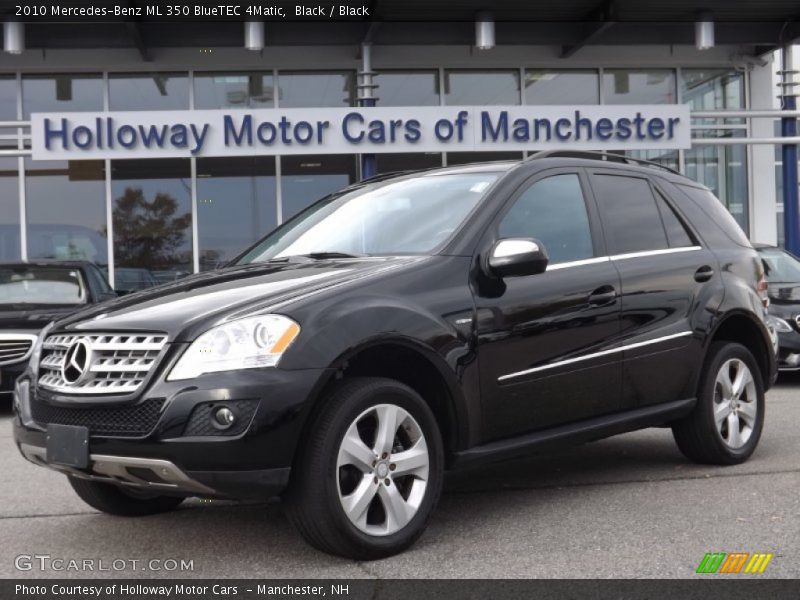Black / Black 2010 Mercedes-Benz ML 350 BlueTEC 4Matic