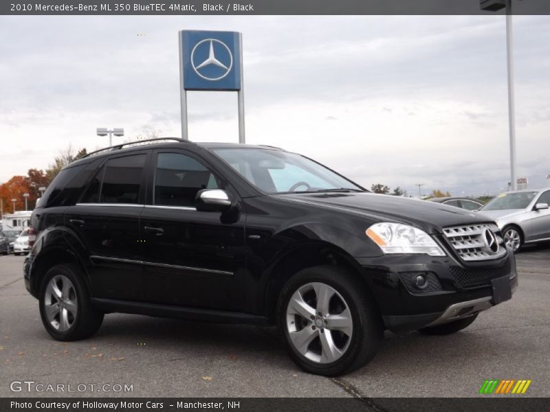 Black / Black 2010 Mercedes-Benz ML 350 BlueTEC 4Matic