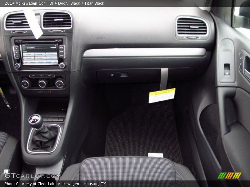 Black / Titan Black 2014 Volkswagen Golf TDI 4 Door