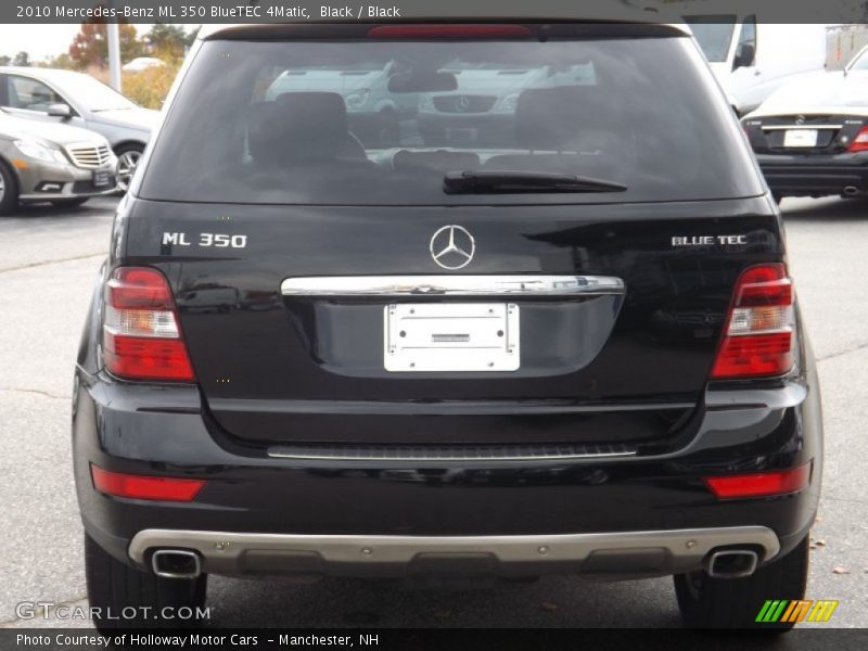 Black / Black 2010 Mercedes-Benz ML 350 BlueTEC 4Matic