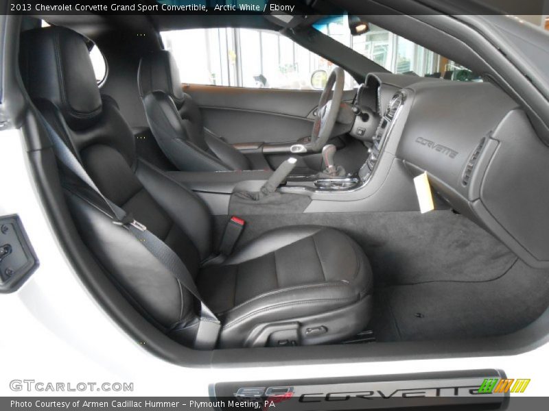 Arctic White / Ebony 2013 Chevrolet Corvette Grand Sport Convertible