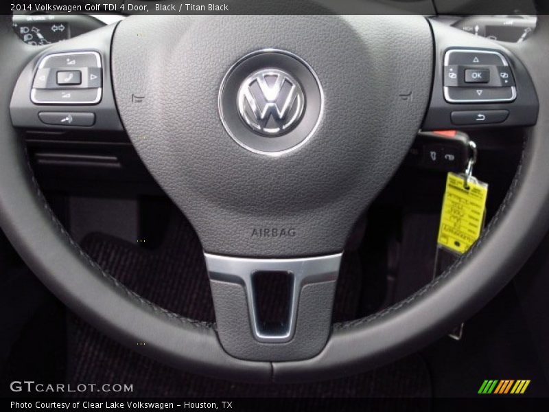 Black / Titan Black 2014 Volkswagen Golf TDI 4 Door